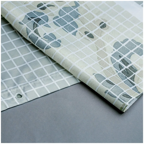 Штора для ванной комнаты IDDIS Basic B51P218i11, серый